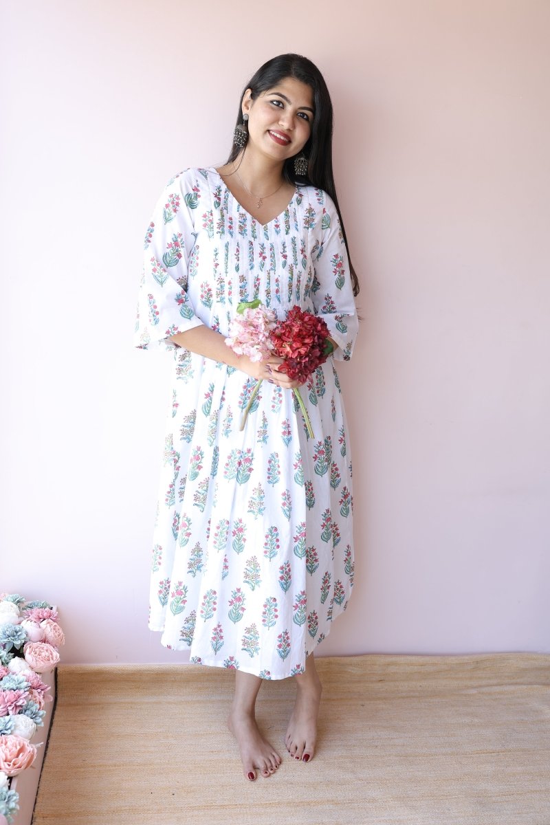 Nura Cotton Feeding - Friendly Maternity Dress | Noor collectionALL US WOMENmaternity and feeding