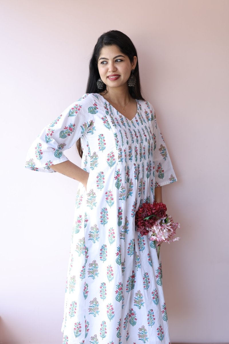 Nura Cotton Feeding - Friendly Maternity Dress | Noor collectionALL US WOMENmaternity and feeding