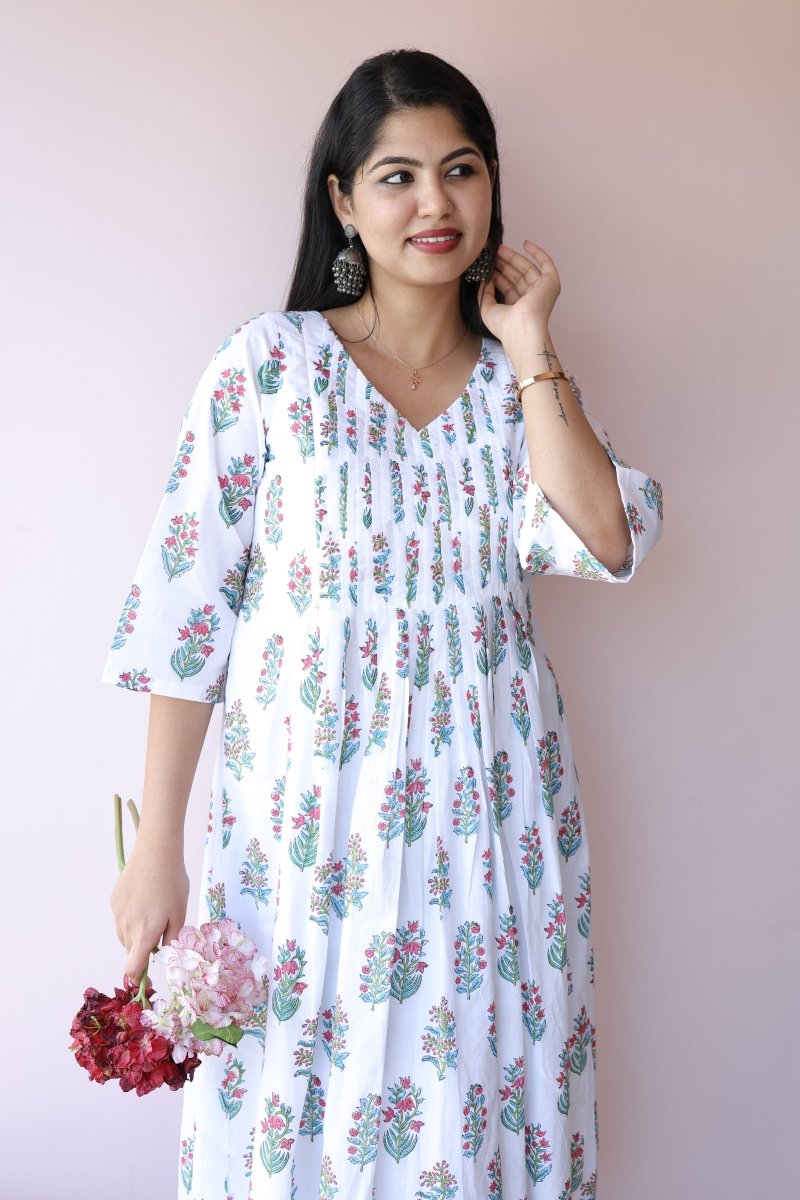 Nura Cotton Feeding - Friendly Maternity Dress | Noor collectionALL US WOMENmaternity and feeding