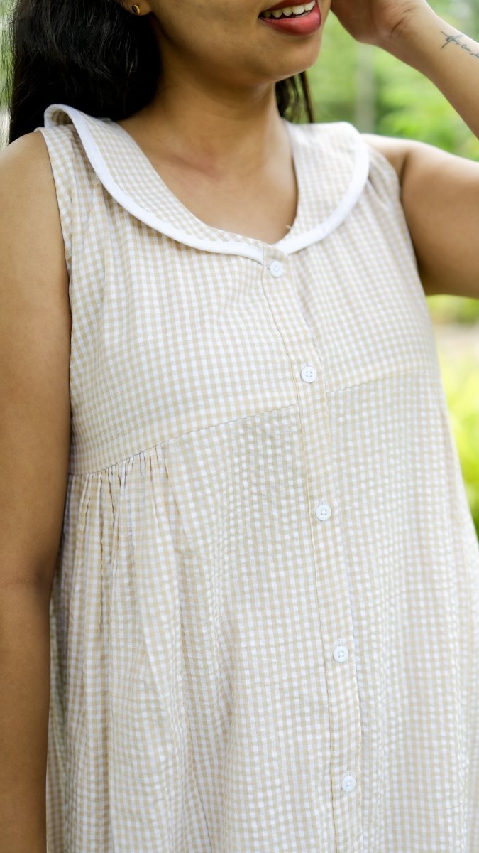 Nyla Button - Down Maternity & Nursing Dress|The Rest RitualALL US WOMENmaternity and feeding