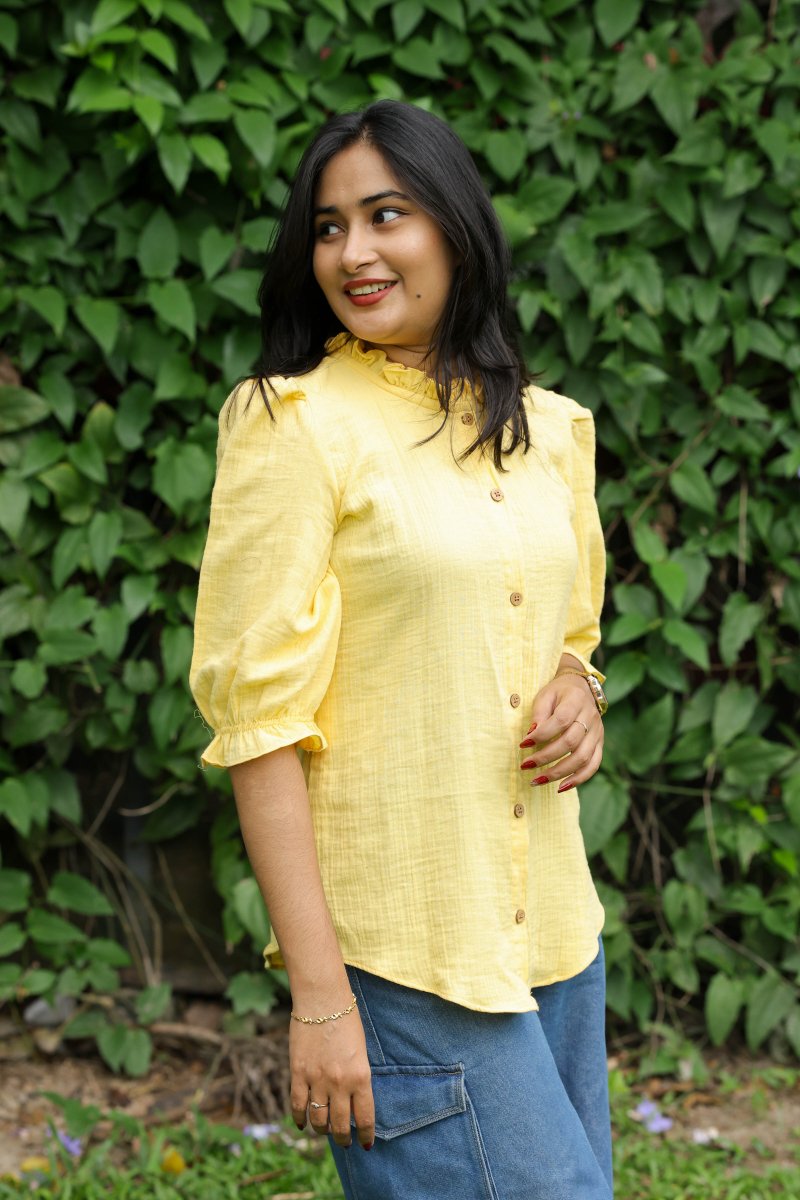 Organic Crush Cotton Maternity & Feeding Button - Down Shirt | Hearth CollectionALL US WOMEN