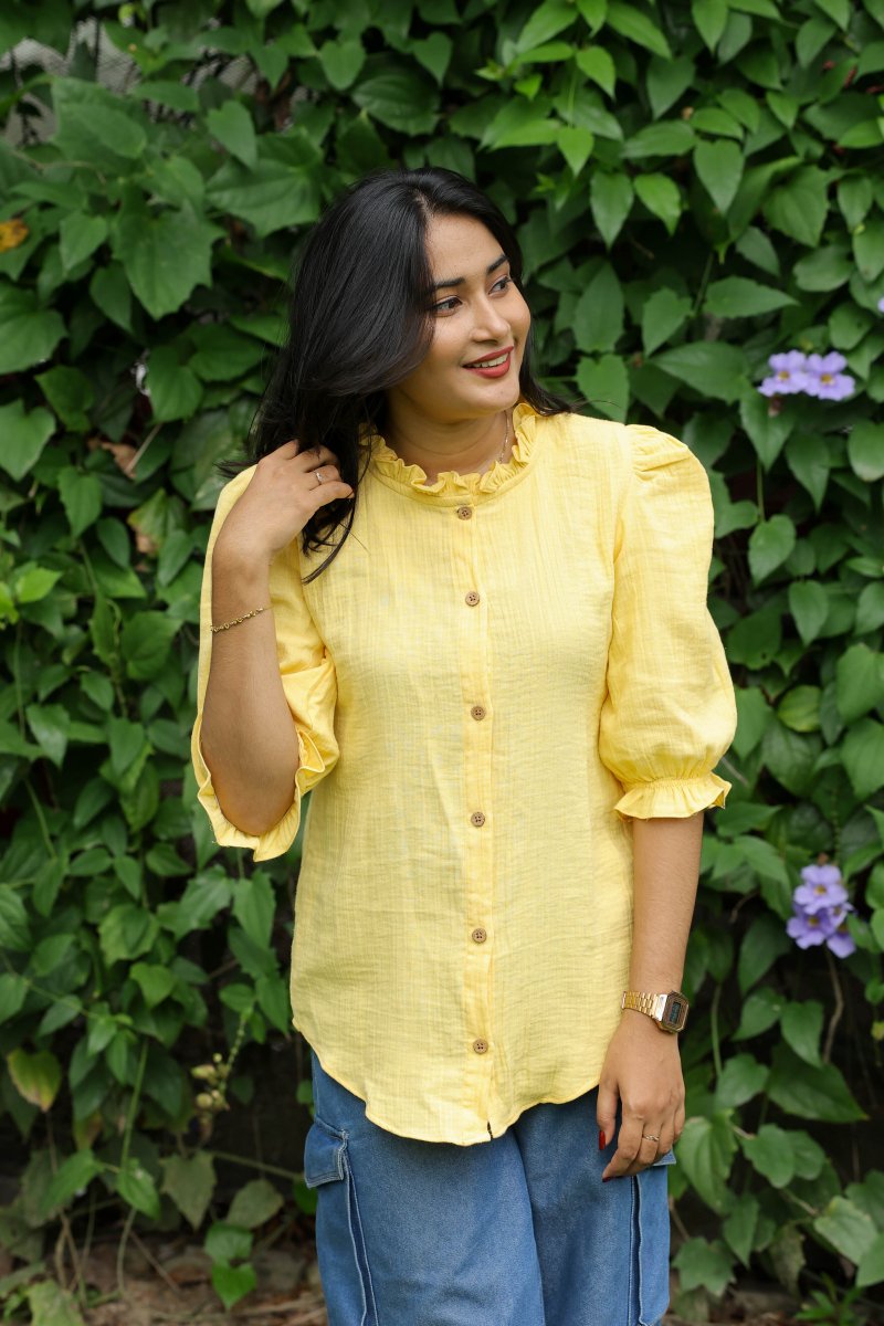Organic Crush Cotton Maternity & Feeding Button - Down Shirt | Hearth CollectionALL US WOMEN