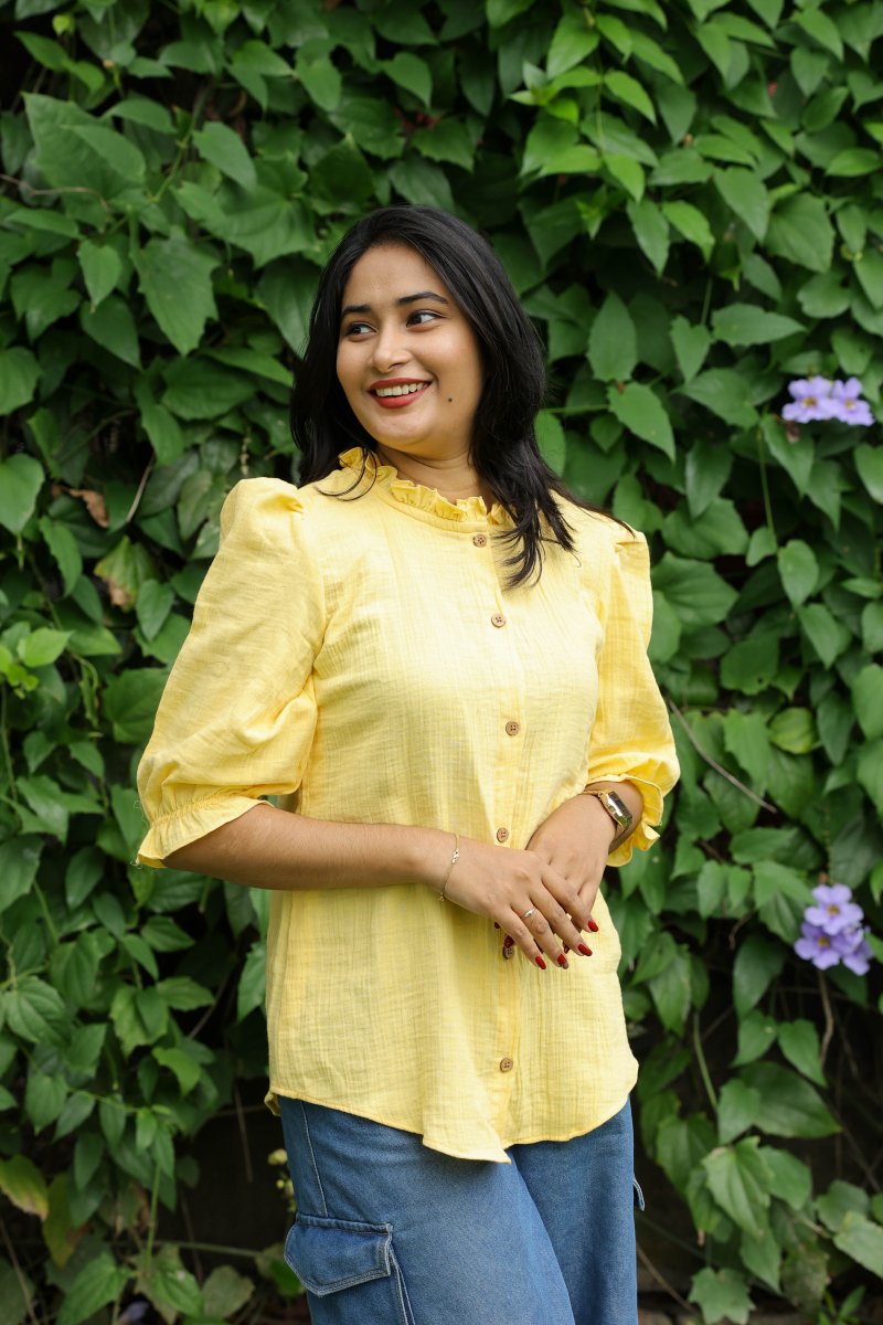 Organic Crush Cotton Maternity & Feeding Button - Down Shirt | Hearth CollectionALL US WOMEN