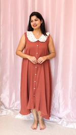 Pallor | Button-Down Maternity & Nursing DressALL US WOMENmaternity and feeding