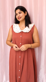 Pallor | Button-Down Maternity & Nursing DressALL US WOMENmaternity and feeding