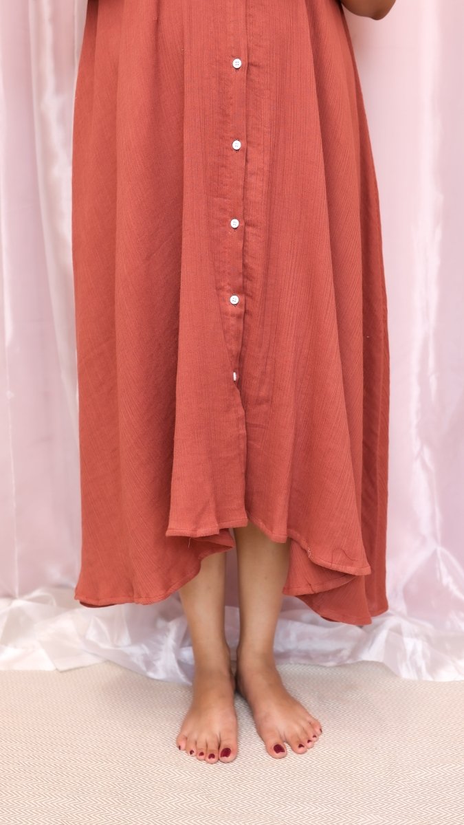 Pallor | Button-Down Maternity & Nursing DressALL US WOMENmaternity and feeding