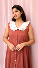 Pallor | Button-Down Maternity & Nursing DressALL US WOMENmaternity and feeding