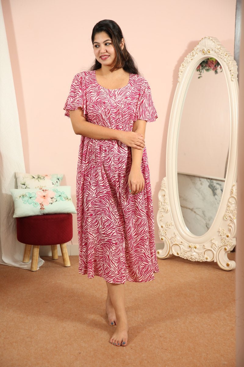 Paris pink|Hospital gown|All us women|LalalandALL US WOMENmaternity and feeding