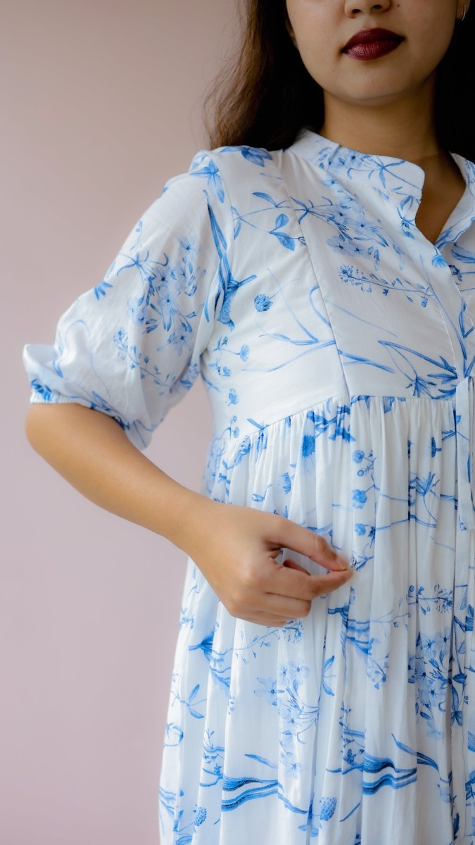 Pebble — Toile Print Twin-Zip homecoming outfitALL US WOMENmaternity and feeding