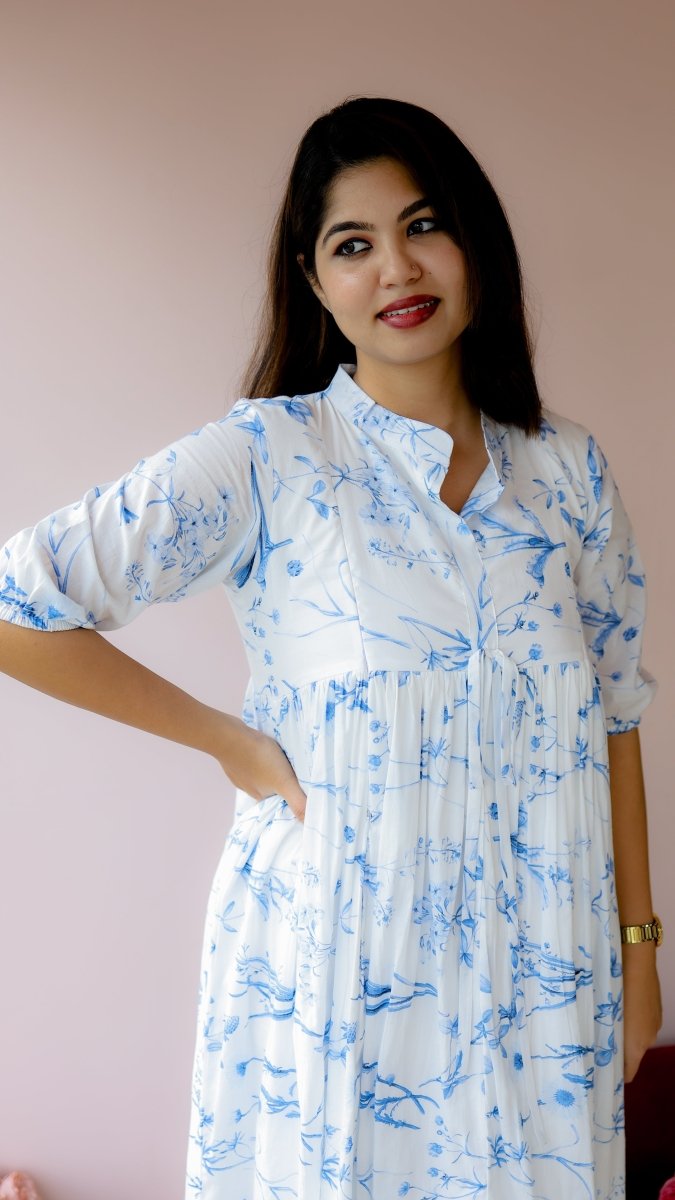 Pebble — Toile Print Twin-Zip homecoming outfitALL US WOMENmaternity and feeding