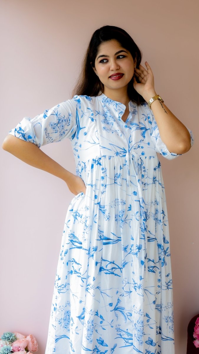Pebble — Toile Print Twin-Zip homecoming outfitALL US WOMENmaternity and feeding