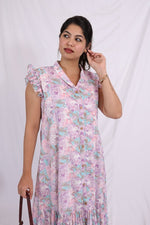 Playdate Bloom Dress – Passeo Collection | Nursing - Friendly Hakoba Cotton Midi DressALL US WOMENmaternity and feeding