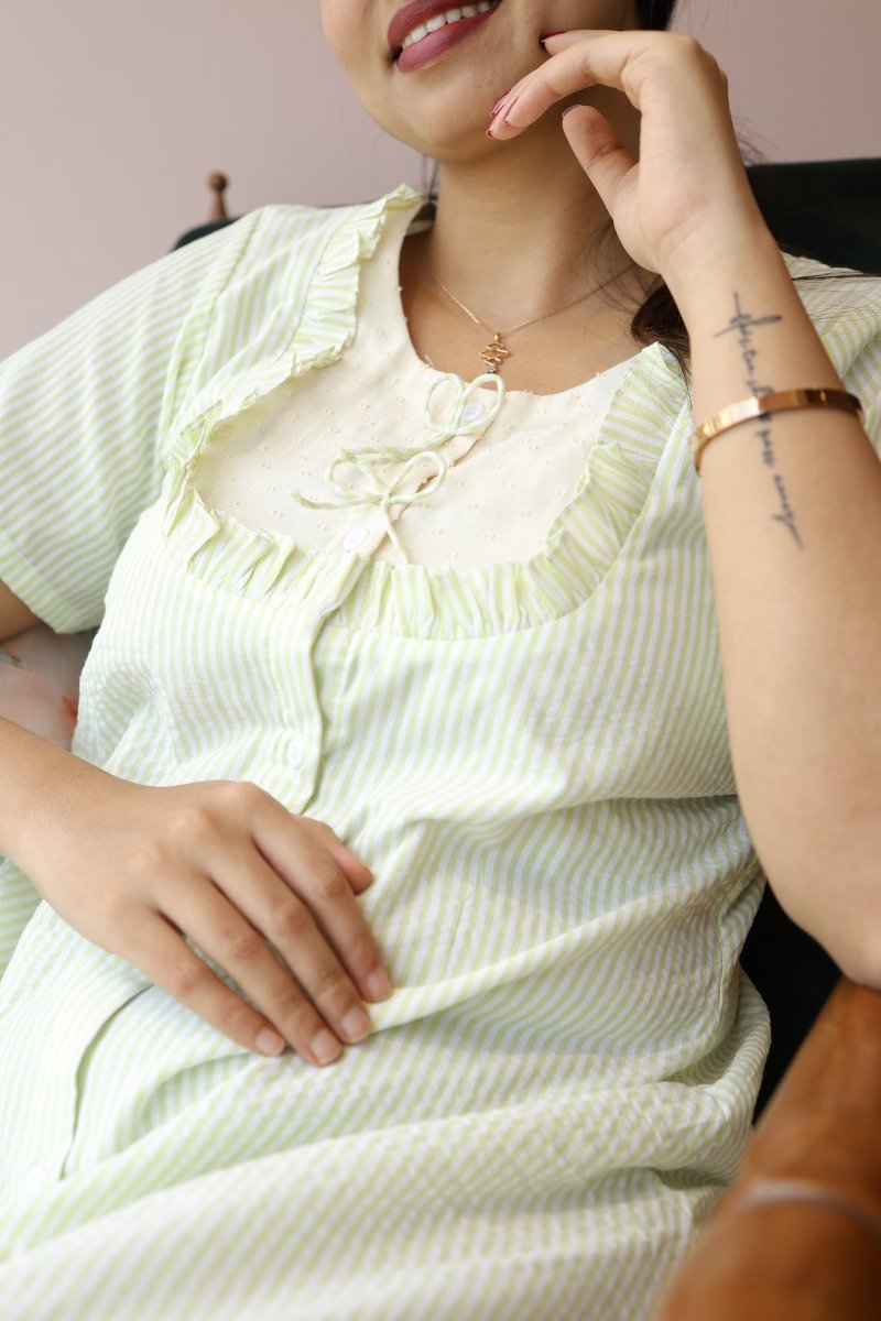 Pure Embrace – Cocoon Edit | button down cottonMaternity DressALL US WOMENmaternity and feeding