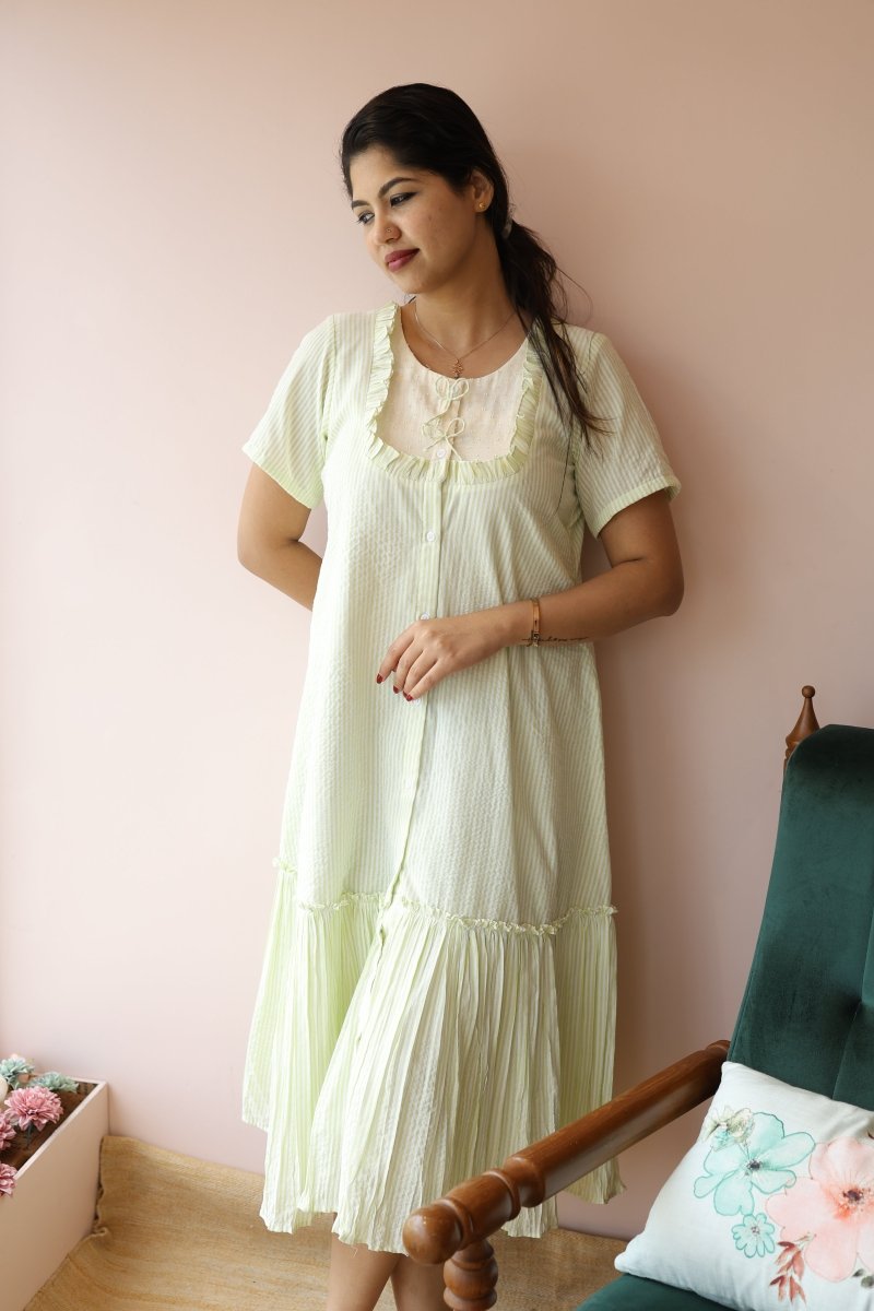 Pure Embrace – Cocoon Edit | button down cottonMaternity DressALL US WOMENmaternity and feeding