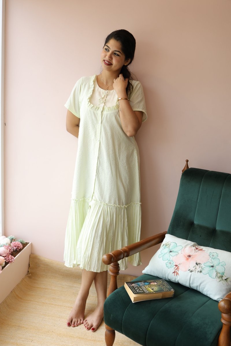 Pure Embrace – Cocoon Edit | button down cottonMaternity DressALL US WOMENmaternity and feeding