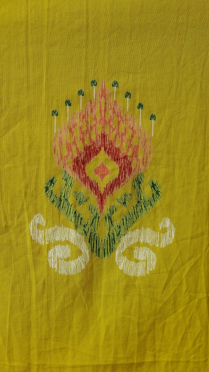 Purnima — Cotton Ikat-Print Ethnic maternity and feeding DressALL US WOMENmaternity and feeding