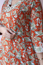 Ruhani Cotton Maternity & Feeding Dress|Noor|All Us WomenALL US WOMENmaternity and feeding