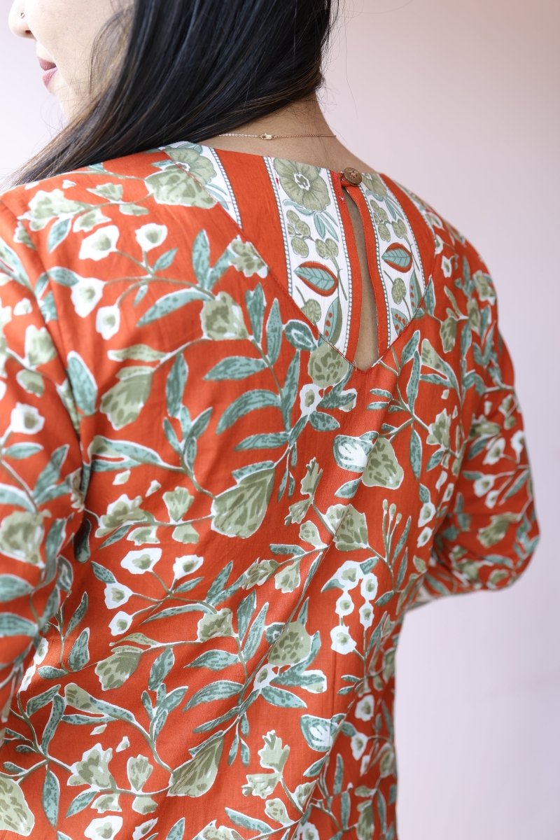 Ruhani Cotton Maternity & Feeding Dress|Noor|All Us WomenALL US WOMENmaternity and feeding