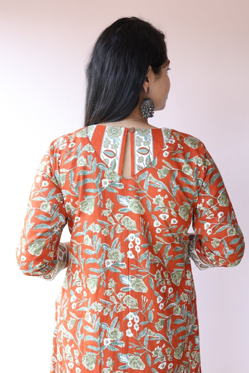 Ruhani Cotton Maternity & Feeding Dress|Noor|All Us WomenALL US WOMENmaternity and feeding