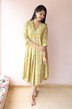 Sana Handblock Cotton Feeding - Friendly Maternity Dress | Noor collectionALL US WOMENmaternity and feeding