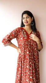 Sarayu |Soft Cotton Maternity & Feeding kurthiALL US WOMENmaternity and feeding