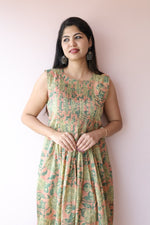 Sitara Handblock Cotton Maternity & Feeding Dress | Noor collectionALL US WOMENmaternity and feeding