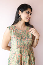 Sitara Handblock Cotton Maternity & Feeding Dress | Noor collectionALL US WOMENmaternity and feeding