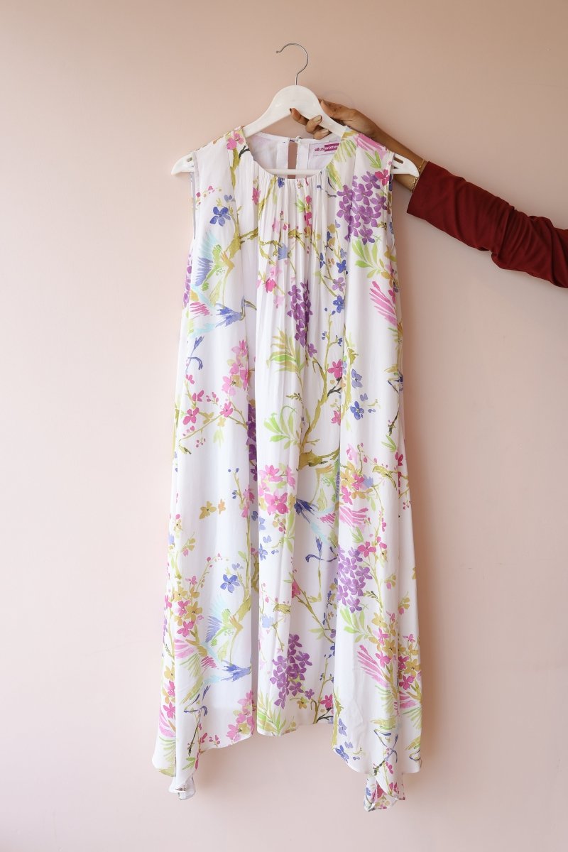 Soft Haven – Cocoon Edit | Sleeveless Nursing - Friendly Cotton Maternity DressALL US WOMENmaternity and feeding