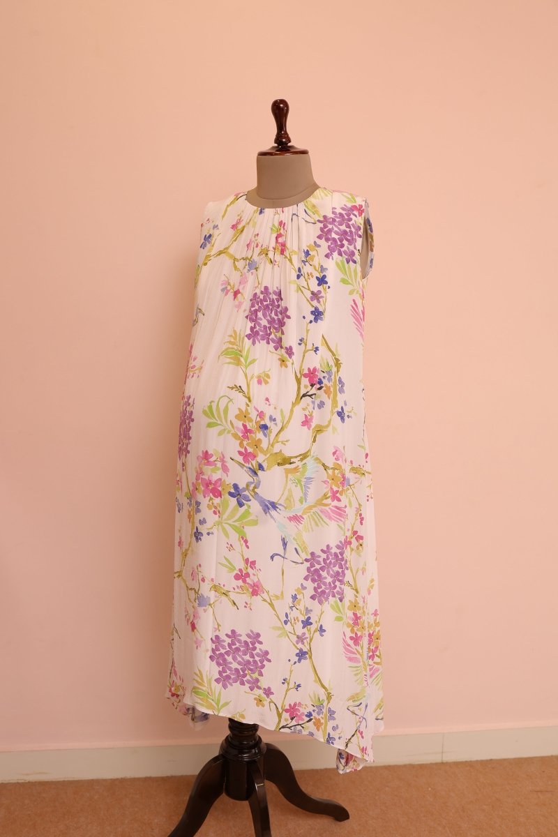 Soft Haven – Cocoon Edit | Sleeveless Nursing - Friendly Cotton Maternity DressALL US WOMENmaternity and feeding