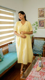 Somya Button - Down Maternity & Nursing Dress|The Rest RitualALL US WOMENmaternity and feeding