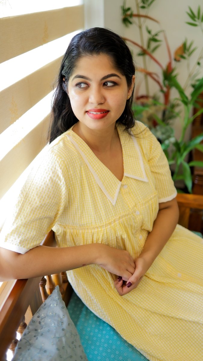 Somya Button - Down Maternity & Nursing Dress|The Rest RitualALL US WOMENmaternity and feeding