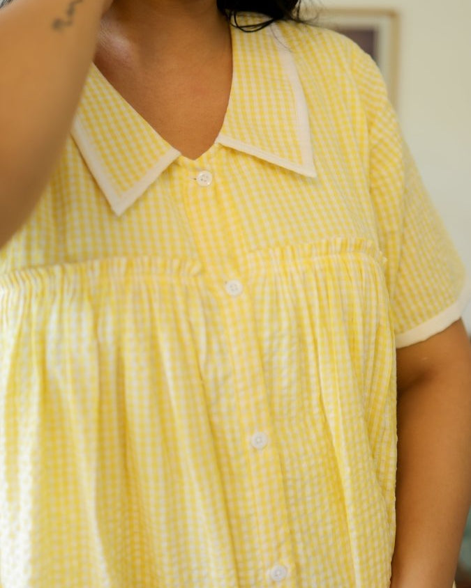 Somya Button - Down Maternity & Nursing Dress|The Rest RitualALL US WOMENmaternity and feeding