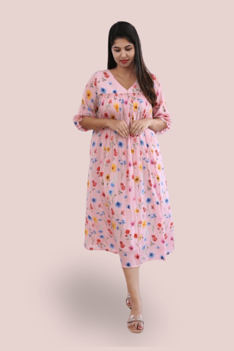 Spring cascade kurti|Fountain of hope|MaternityALL US WOMENmaternity and feeding