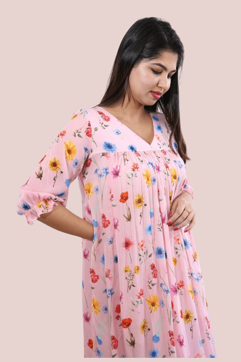 Spring cascade kurti|Fountain of hope|MaternityALL US WOMENmaternity and feeding