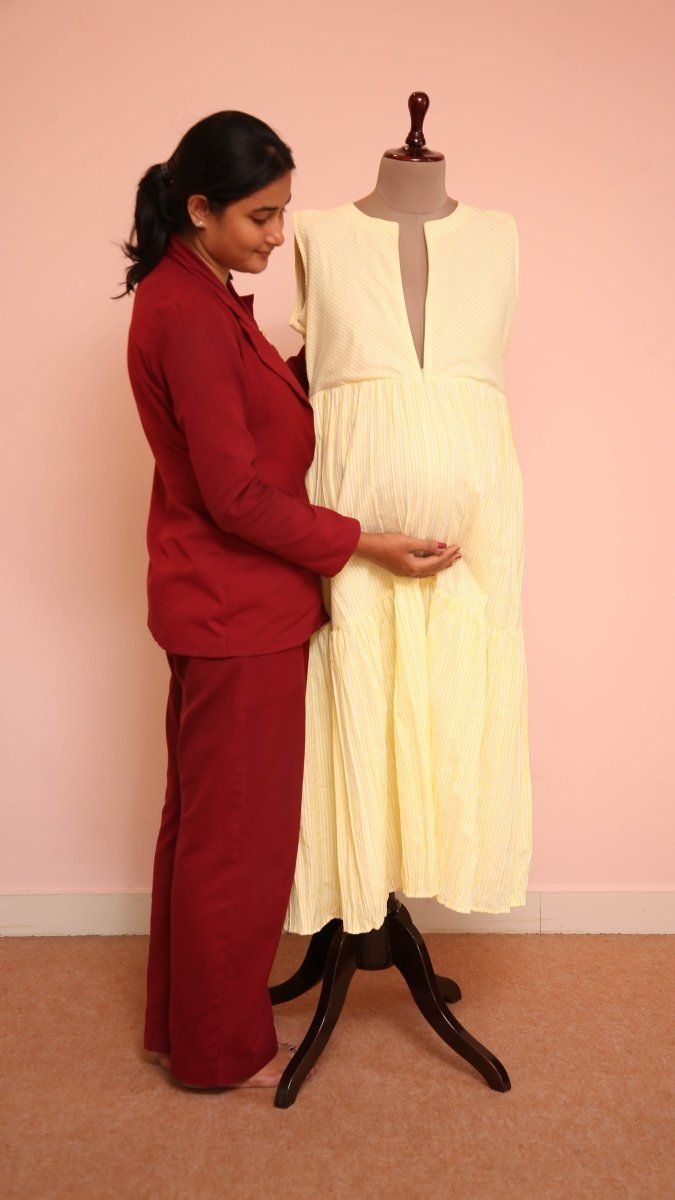 Starfruit stripe dress|Maternity|Fruitful journey|All us womenALL US WOMENmaternity and feeding