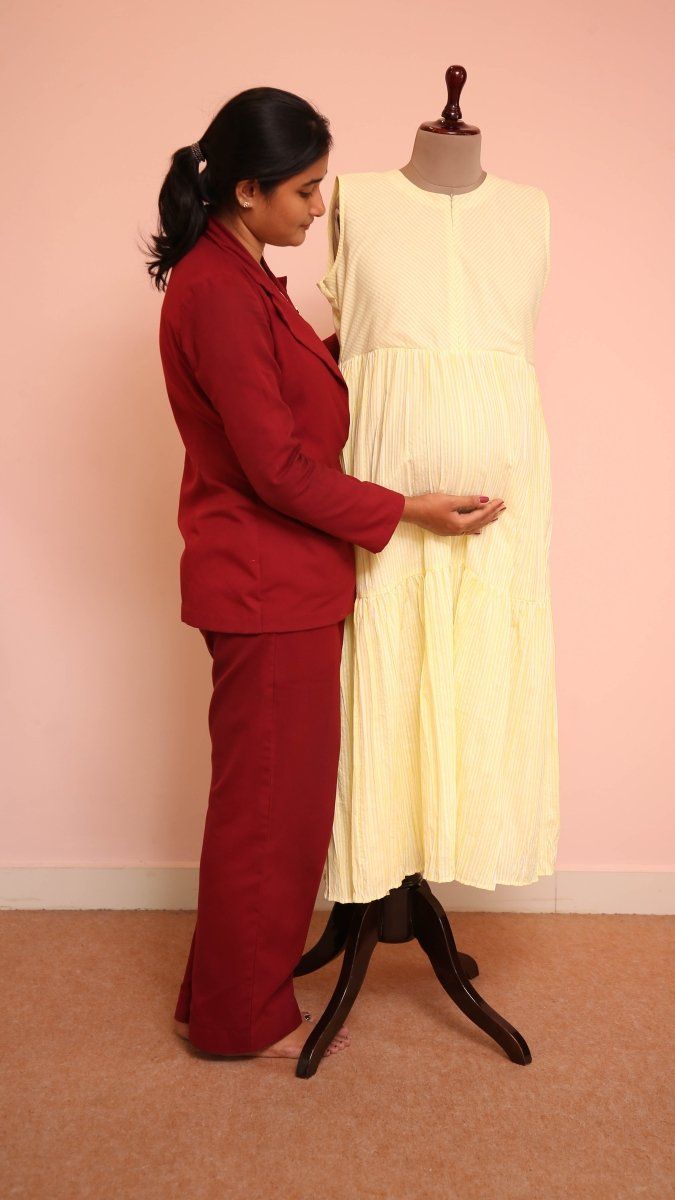 Starfruit stripe dress|Maternity|Fruitful journey|All us womenALL US WOMENmaternity and feeding