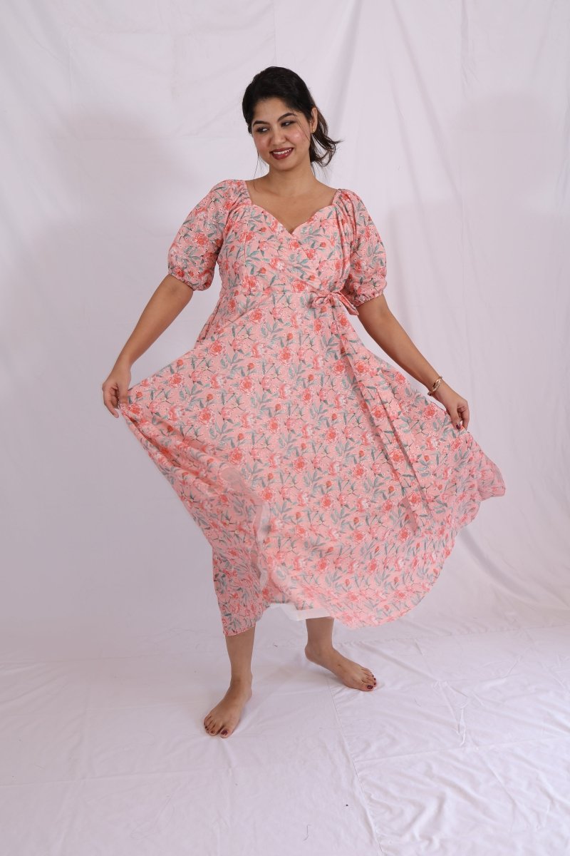 Sunlit Stroll Dress – Passeo Collection | Comfortable Hakoba Cotton Day Dress for MomsALL US WOMENmaternity and feeding