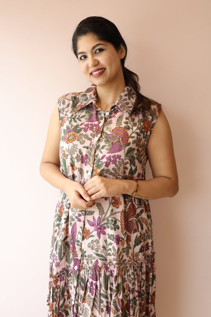 Swaddle Ease – Cocoon Edit | Nursing - Friendly Cotton Button - Down Shirt DressALL US WOMENmaternity and feeding