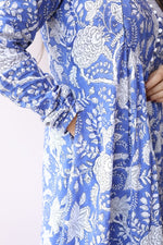 Tara Handblock Cotton Maternity & Nursing Dress with Pockets | Noor collectionALL US WOMENmaternity and feeding