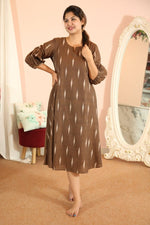 Taupe|Feeding kurti|La la land|All Us WomenALL US WOMENmaternity and feeding