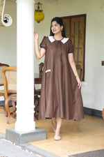Tiramisu | Cotton Maternity & Feeding zip Dress | Hearth CollectionALL US WOMENmaternity and feeding