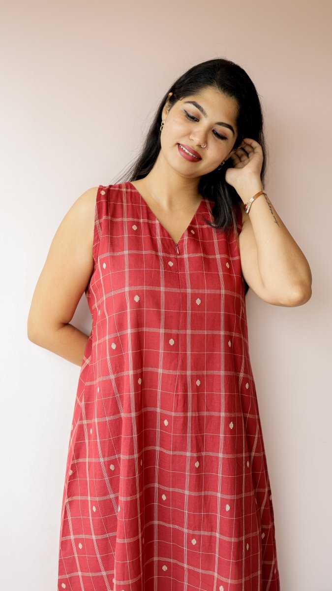 Tungaa |South Cotton Maternity&Feeding DressALL US WOMENmaternity and feeding