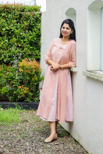 Ube Cheesecake |Maternity Dress with Overlay & Feeding Zip | Hearth CollectionALL US WOMENmaternity and feeding