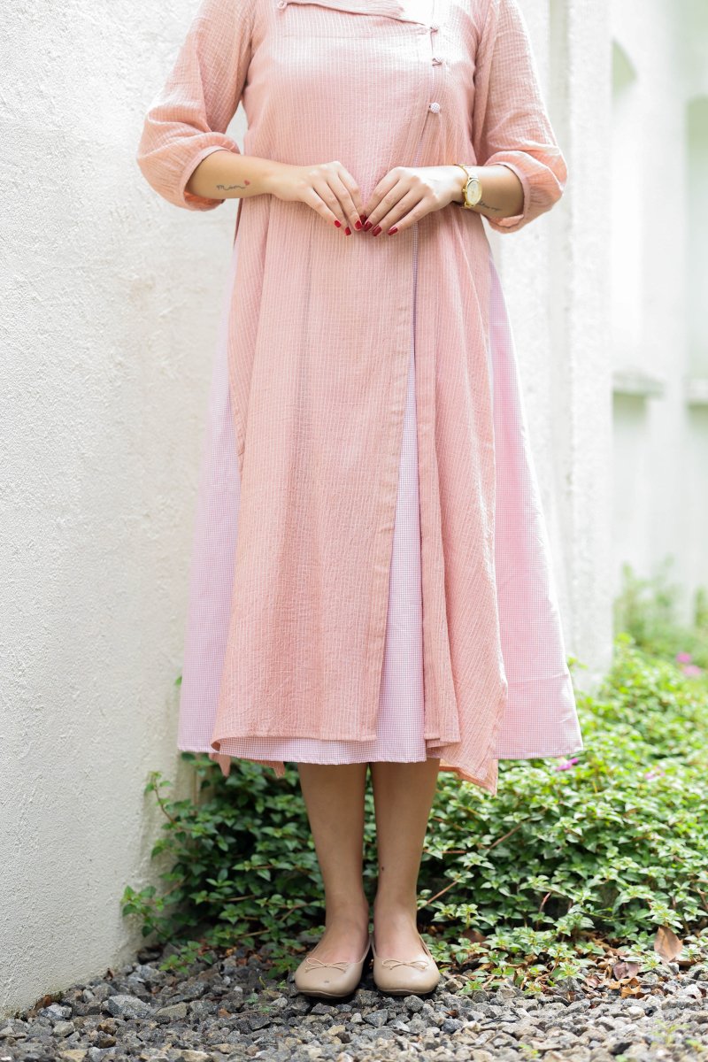 Ube Cheesecake |Maternity Dress with Overlay & Feeding Zip | Hearth CollectionALL US WOMENmaternity and feeding