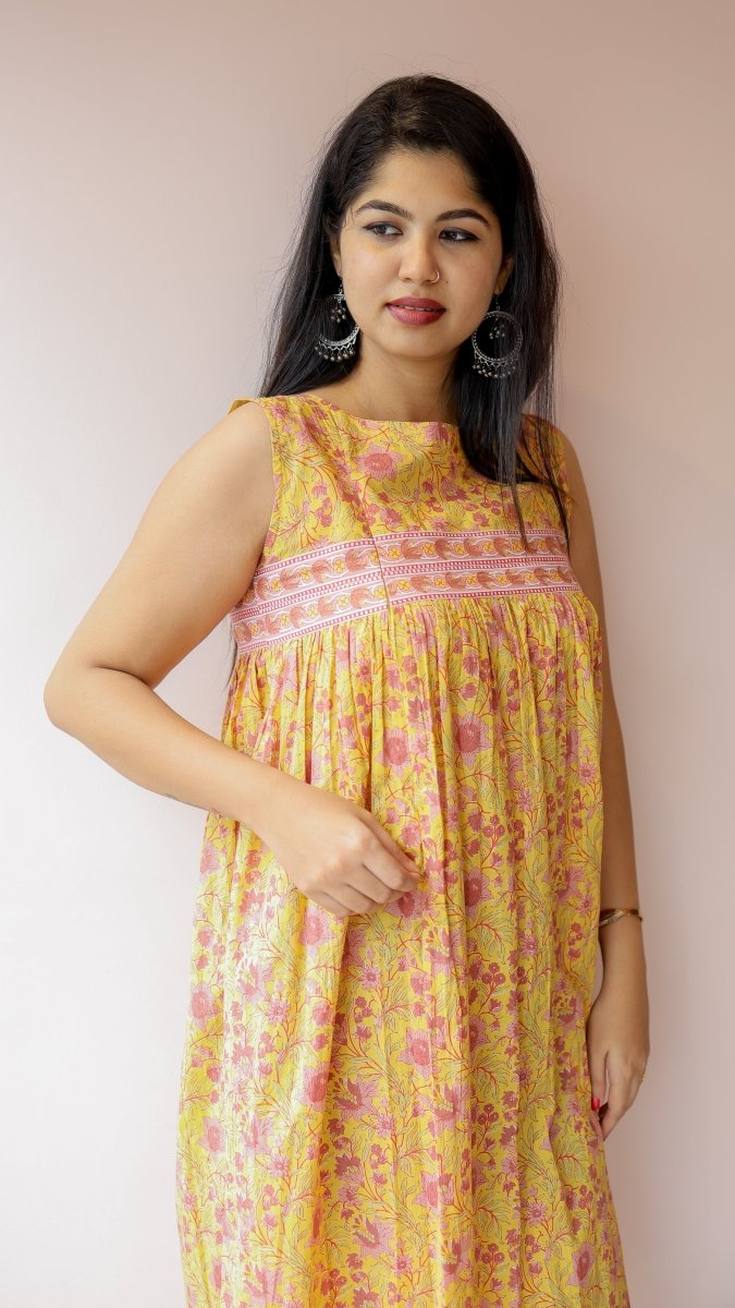 Vasanti |Soft Cotton Maternity & Feeding DressALL US WOMENmaternity and feeding