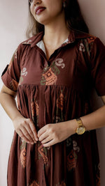 Yamuna — Cotton Ikat-Print maternity and feeding DressALL US WOMENmaternity and feeding