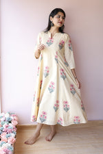 Zara Handblock Printed Cotton Feeding - Friendly Maternity Dress | Noor collectionALL US WOMENmaternity and feeding
