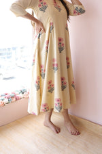 Zara Handblock Printed Cotton Feeding - Friendly Maternity Dress | Noor collectionALL US WOMENmaternity and feeding