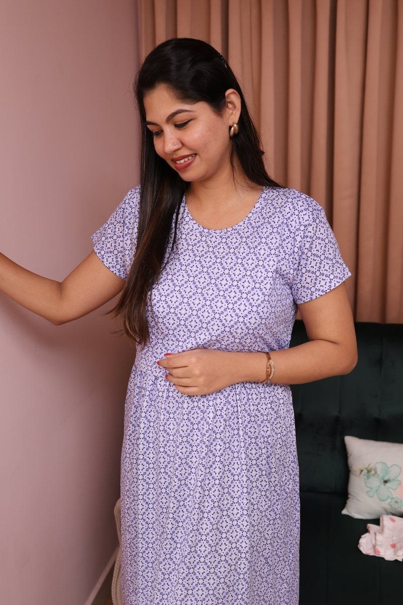 ZEN NEST L| LOUNGE DRESS| ZIPLESS|ALLUSWOMENALL US WOMENmaternity and feeding
