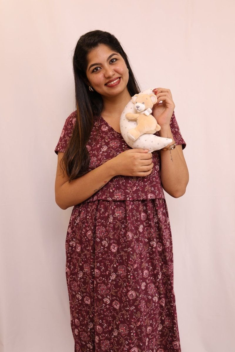 ZEN NEST N| LOUNGE DRESS| ZIPLESS|ALLUSWOMENALL US WOMENmaternity and feeding